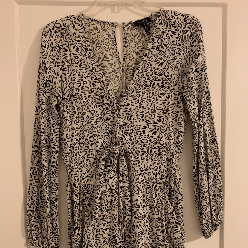 Leopard romper
